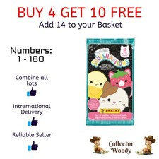 Squishmallows 2025 Trading Card Collection PANINI - Base Cards #1 - #180