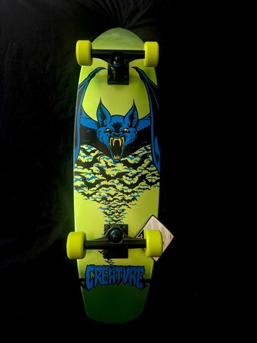 Creature kustom bat skateboard - creature,