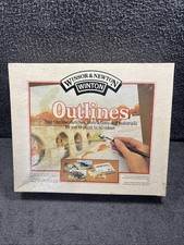 Windsor & Newton Oil Colour Paint Outlines Set 8 x 21ml tubes + 1 x 37ml White