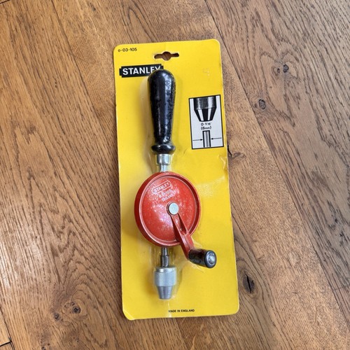 Stanley 105 hand - stanley, drill