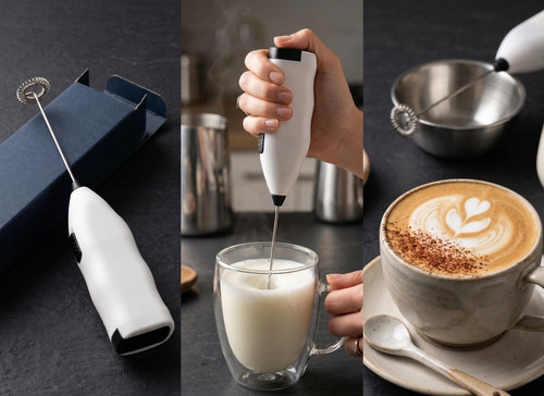 Milk frother whisker blender