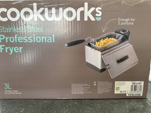 Cookworks deep fryer - cookworks, 3l