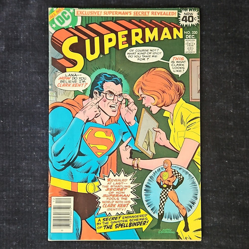 Superman 330 newsstand - superman, #330