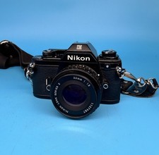 Nikon EM 35mm SLR film camera With 50mm F/1.8 Nikon prime lens - Tested