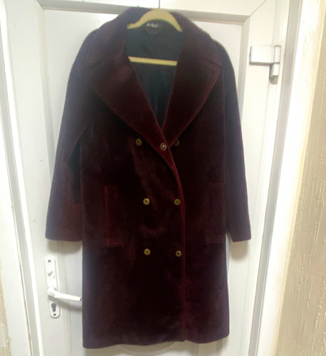 Rela burgundy velvet long - e.rela,