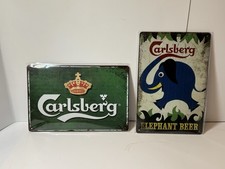 Carlsberg Beer Signs Tin Metal