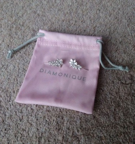 Diamonique sterling silver ear - diamonique,