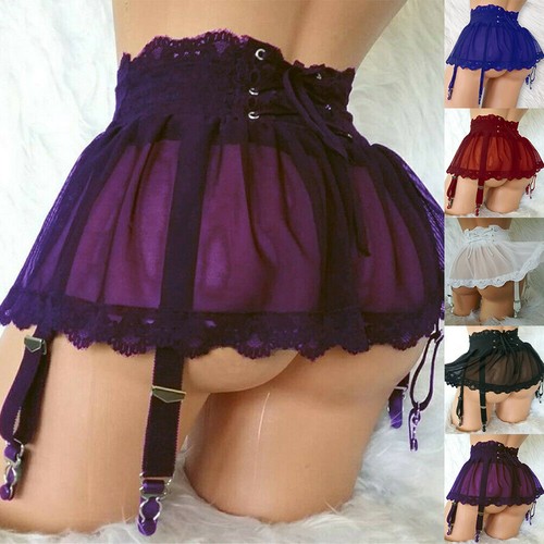 Sexy lace garter skirt - sexy,