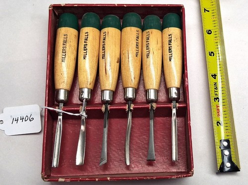 Carving chisels millers falls - carving,