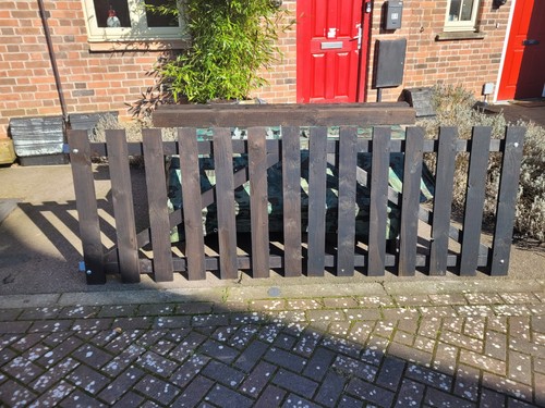 Brown pressure treated timber - pressure,