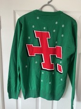 VINTAGE CHRISTMAS JUMPER RIZLA ROLLING PAPERS VINTAGE COTTON RIZLA JUMPER UK L