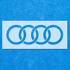 Audi Car Logo Sign Stencil