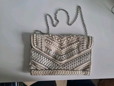 Pearl Sequin Clutch Bag.