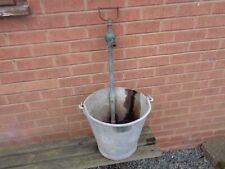 NEW PRICE**  galvanised steel and brass planter/water feature/garden ornament.