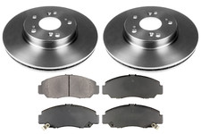 FRONT BRAKE DISCS PADS SET FOR