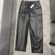 Marks & Spencer Leather Trousers Uk8