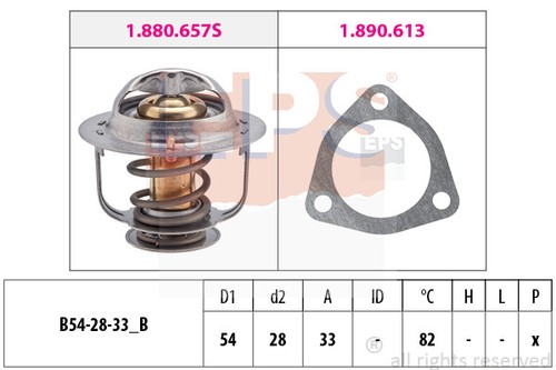 Thermostat coolant for ford - for,
