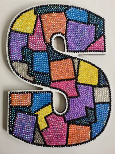Large wood letter wall decor - large,