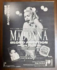 MADONNA "Blond Ambition Japan