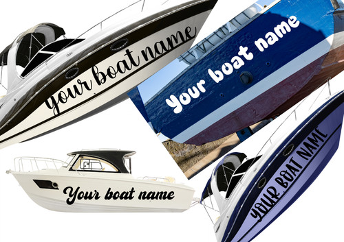 Personalised boat name - personalised,