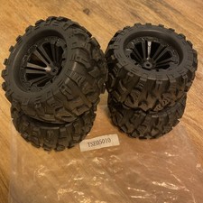 RC car4 PCS 1/10 Monster Truck Wheels Tires For many HSP Savage  Himoto Racing