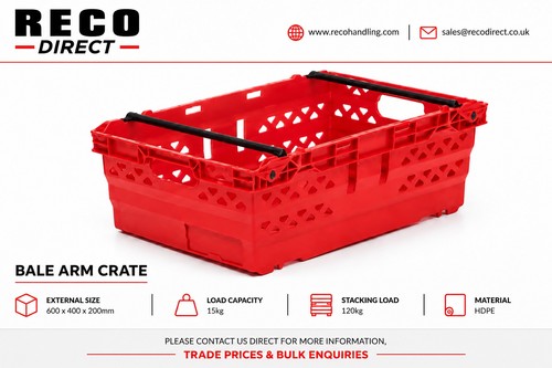 Used red bale - x, arm