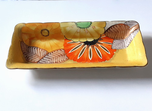 Grays pottery rectangular dish - pottery,