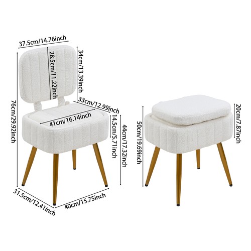Dressing table stool teddy - dressing,