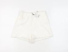Zara Women's White Shorts S