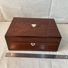 Elegant Antique Jewellery / Collectors Box With Lovely Interior