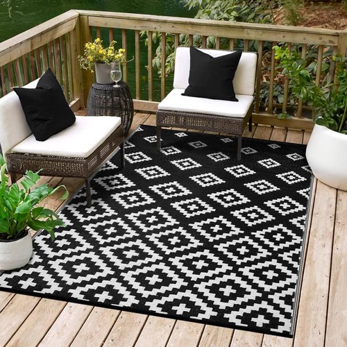 Bettina black white - black,