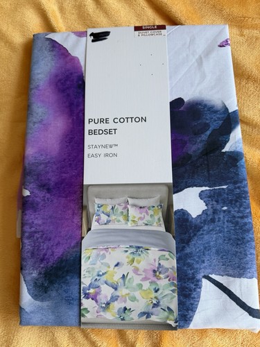 Single bedset pure cotton - m&s,