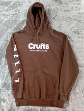Crufts Hoodie Men's Size XL Brown Official Merchandise