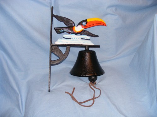 Toucan guinness cast - iron, bell