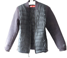 Nike Aeroloft 800 Tech Fleece Down Bomber Flight Jacket Mens Size S Hybrid Black