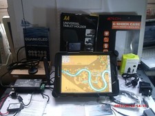 9.7 SAMSUNG SM-T550 TABLET CHARTPLOTTER IN PROTECTOR  CASE.2025 FULL  UK CHARTS