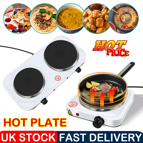 Electric white hobs cooker - electric,