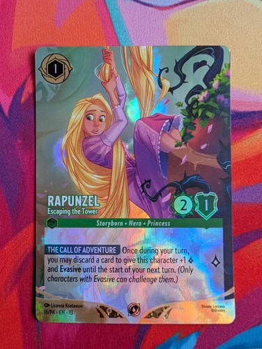Rapunzel escaping the tower - the,