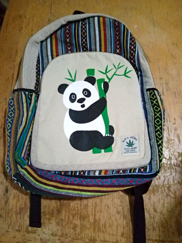 Hemp daypack backpack - hemp,
