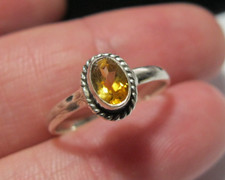 Sterling silver 925 Citrine
