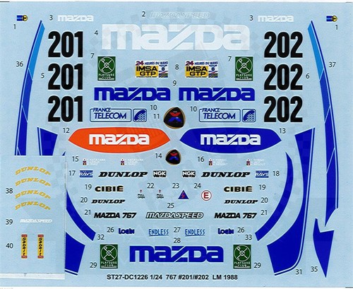 Mazda 767 17th 19th mans - mazda, 17th/19th