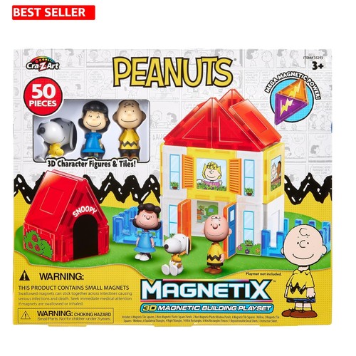 Magnetic building peanuts - magnetic,