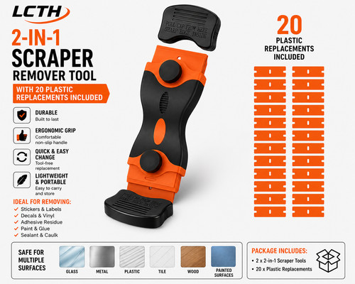 Plastic scraper tool glass - scraper,