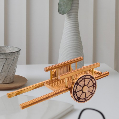Mini wooden cart - wooden,