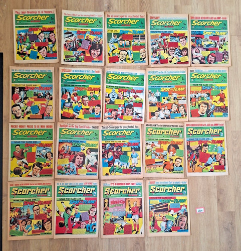 Scorcher comic 19 issues - comic,