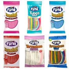Fini Tornadoes Pencil Sweets | Sour, Smooth Creamy Candy | 6 Flavours to Choose