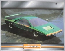 Alfa Romeo Carabo Atlas Editions Fact File Dream Cars Card