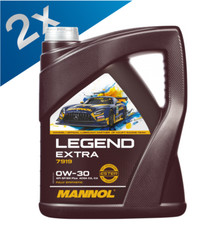 2x Mannol Legend Extra 0W30 Car Engine Oil Fully Synthetic Longlife 7919 5L