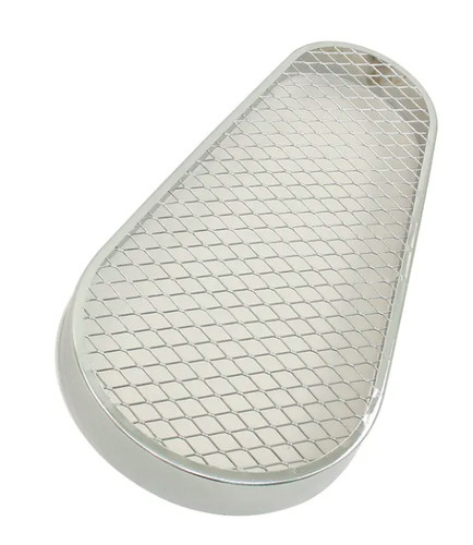 Chrome mesh fan belt - chrome,