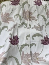 Kinsale 3" Tape pair  of lined Curtains. floral design 45 ‘’ Wide 52 ‘’ drop.